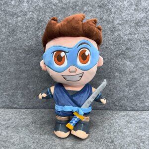 Ninja Kidz TV Bryton Plush With Sword Official Posable 13" Inch Stuffed Gift Toy